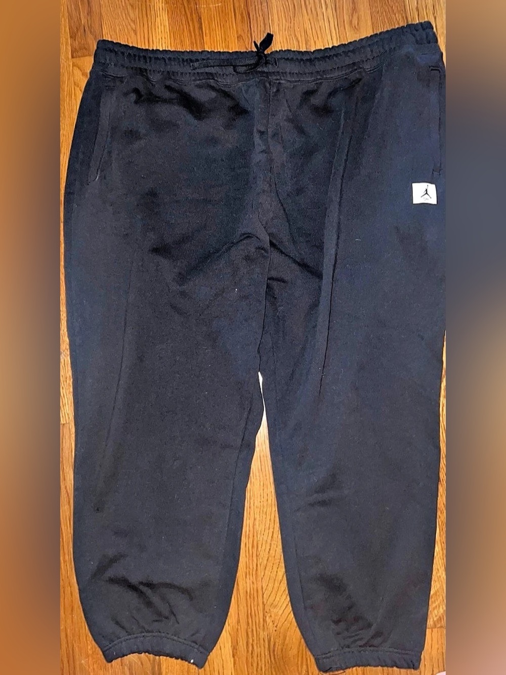Women’s Jordan Flight Heavyweight Fleece Pants Cotton Joggers Black - 3XL